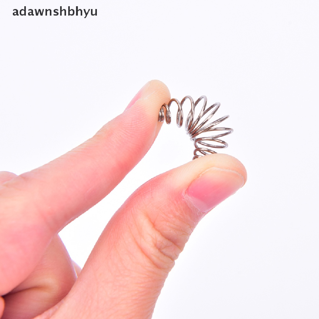 Adawnshbhyu 20Pcs 304stainless Steel Bentuk Olive Spring Bait Feeder Pengumpan Pemancingan Ikan Gurame
