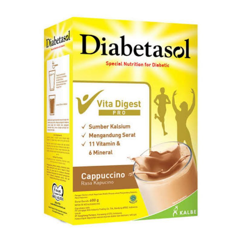 

Diabetasol Cappucino / Coklat / vanila 600gr