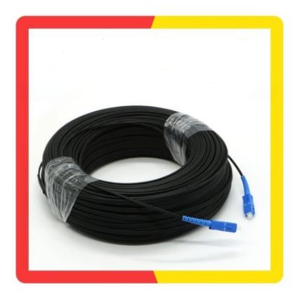 Kabel precon Sc Upc Ftth Fiber optic nyk 200m network sm sx 9-125 3.0mm - Cable fo optical 200 meter