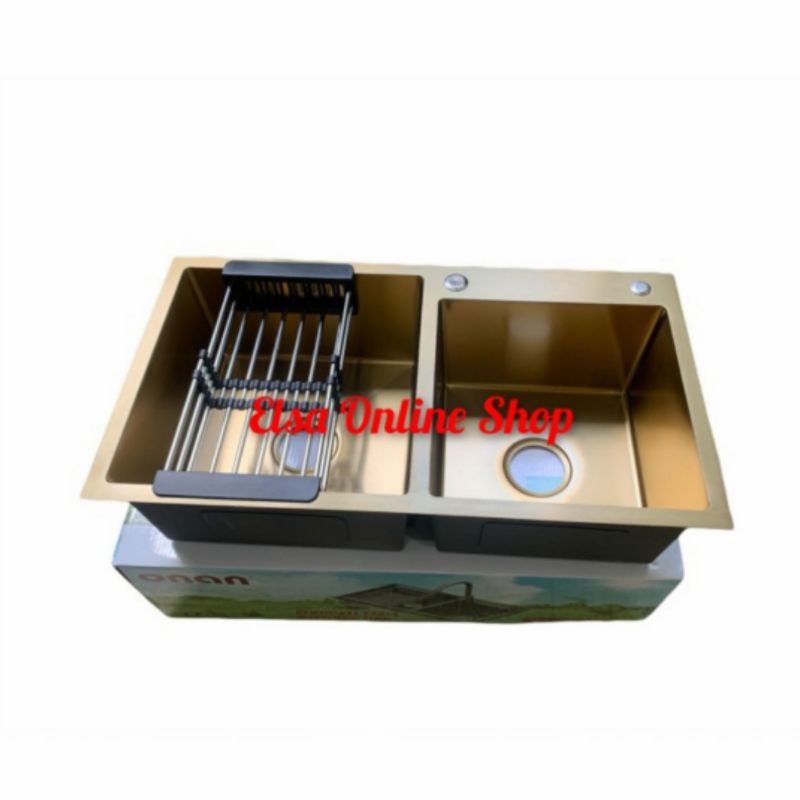 Kitchen Sink Onan 8245 Gold Original /Bak Cuci Piring Onan 8245