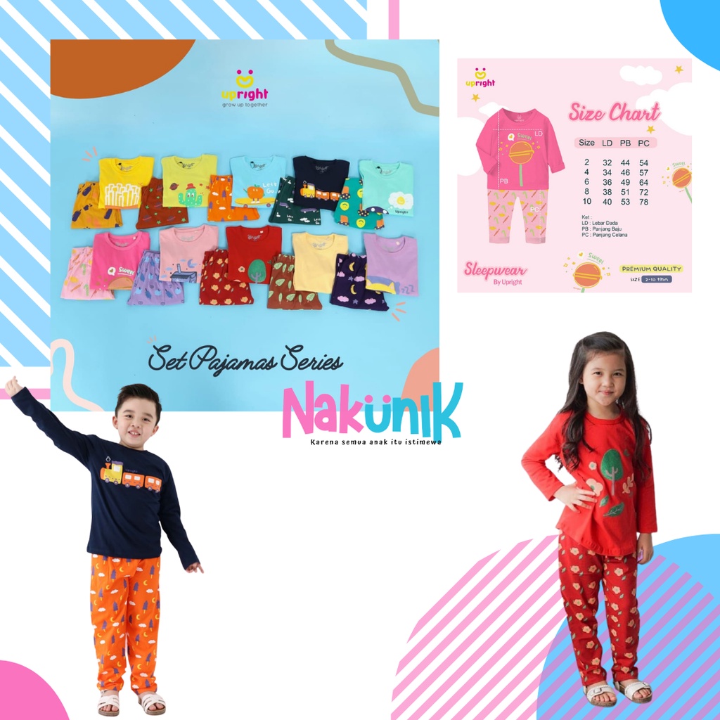 Set Piyama Anak Upright