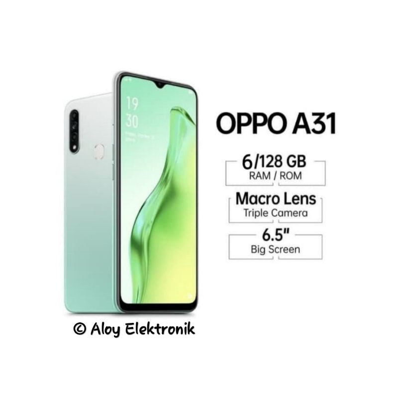 OPPO A31 2020 RAM 6/128 GB GARANSI RESMI OPPO INDONESIA | Shopee Indonesia