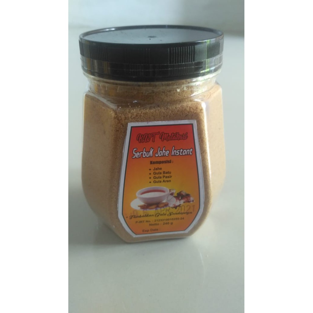 

Serbuk Jahe Merah Instan Botol 250 g