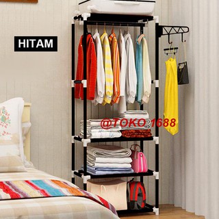 Stand hanger kotak serbaguna gantungan baju
