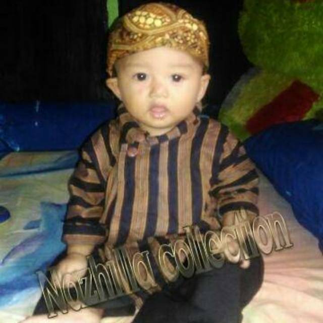 kebaya wanita Baju jawa / stelan surjan lurik anak / baju dalang anak