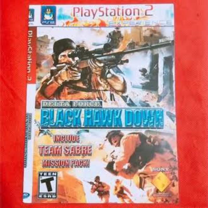 Kaset PS 2 BLack Hawk Down
