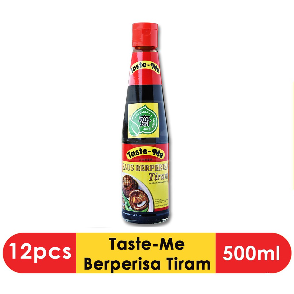 

TASTE-ME Saus Berperisa Tiram Vegetarian [500 g] - Multi Pack 12 pcs