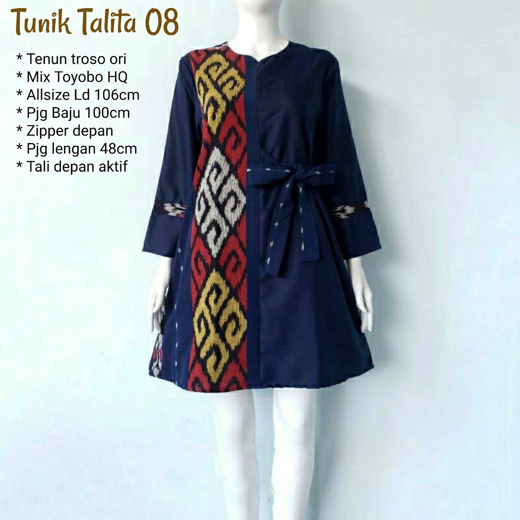 Tunik talita tenun troso mix toyobo  best