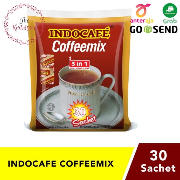 

INDOCAFE Coffeemix Kopi Instan Isi 30 Sachet Pack @20 gr