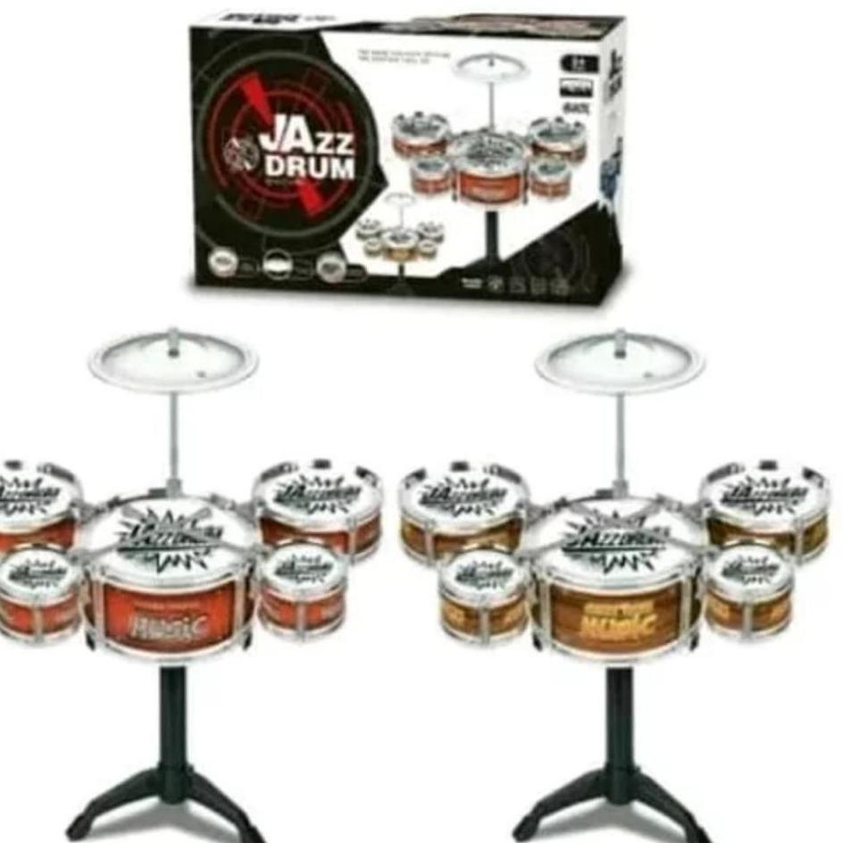 ♠ B661 Mainan Drum Jazz Anak Set-Kecil Rockstar Kit ➼
