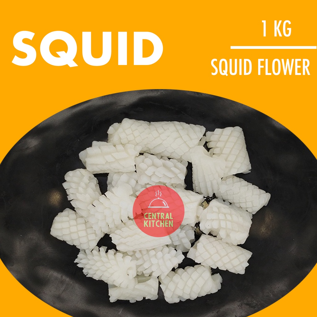 

Premium Squid Flower Impor / Cumi Flower Bersih 1 kg