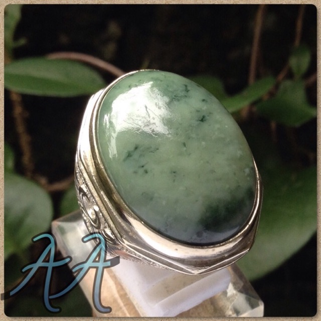 Cincin Pria Batu Idocrase Sungai Dareh Sumatera Barat Jumbo