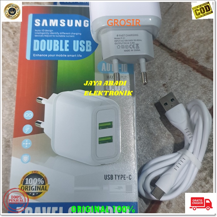 J310 TRAVEL CHARGER 3.8A SATU SET USB TYPE C AWET DAN SUPPORT FAST CHARGING ADAPTIVE ADAPTOR  CASAN ADAPTOR USB TYPE C ADAPTER TC SUPER SPEED ANDROID HP HANDPHONE QUICK QUALLCOM REAL QC AUTO ID BISA UNTUK SEGALA JENIS MERK HANDPHONE YANG MENGGUNAKAN TYPEC