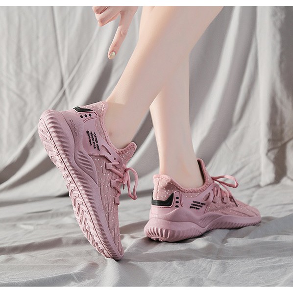 TBIG [COD] Sneakers Import Sepatu OFFER WIFI Sepatu Korea Style Sepatu Santai Wanita Fashion Bahan Rajut