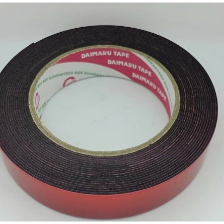 

Double Tape 24 mm x 5 M / Dobel Tip 2 Sisi Busa Foam Daimaru Isolasi Bolak Balik Tebal