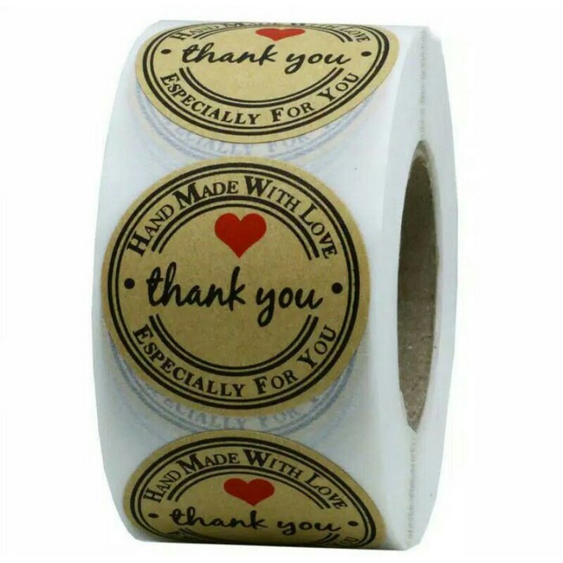 

Stiker label Thank You lucu Ex03 utk hiasan paket/bingkisan/souvenir/pesta/serbaguna