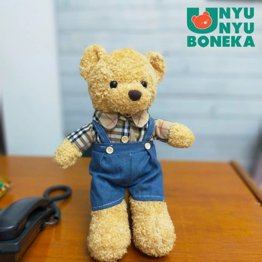 Boneka Silky Bear Kemeja Size 11&quot;/40cm/mainananak/bear/animal/hadiah