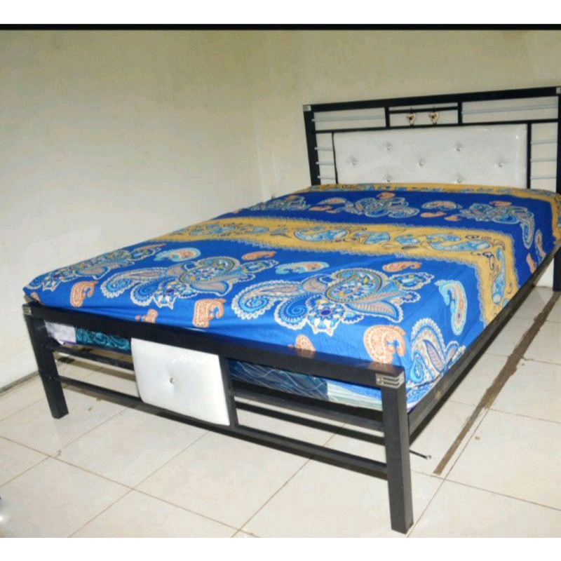 Ranjang Besi Minimalis Uk 160x200cm