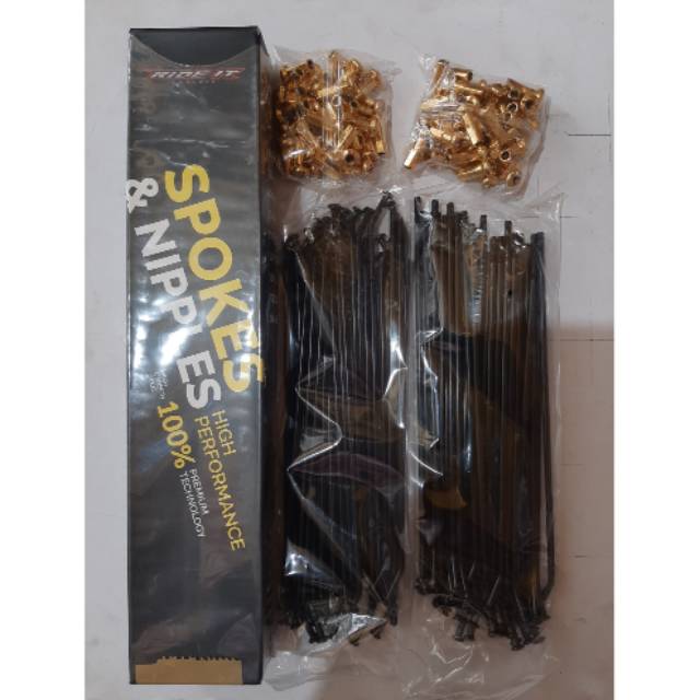 Jari jari Ride It hitam KLX Ring 17