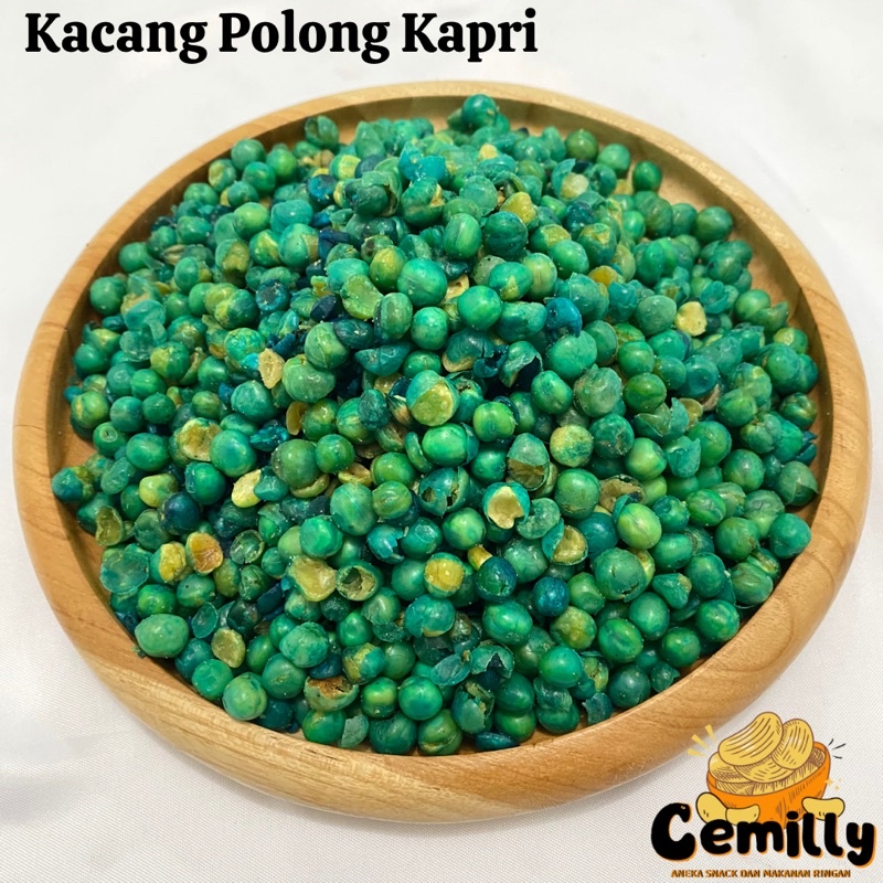 

[CEMILLY] 1000gr Kacang Polong/Kapri Hijau Cemilan Snack Kiloan