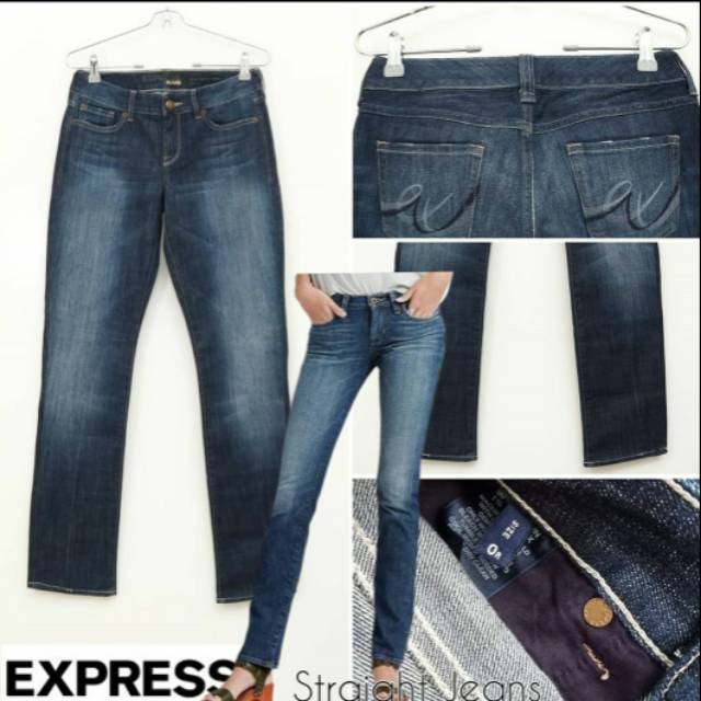 Express Straight Washed Jeans