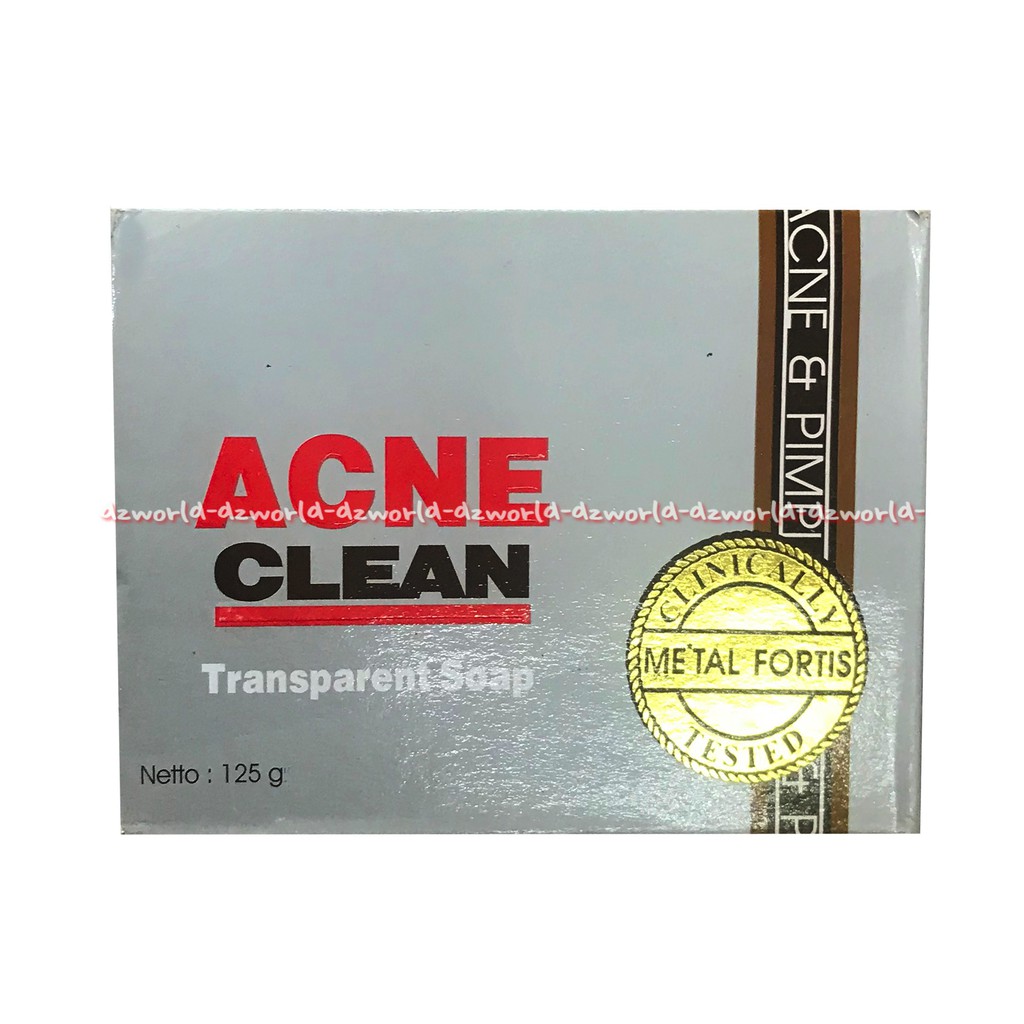 Acne Clean Transaparent Soap 125gr Sabun membersihkan kulit berjerawat