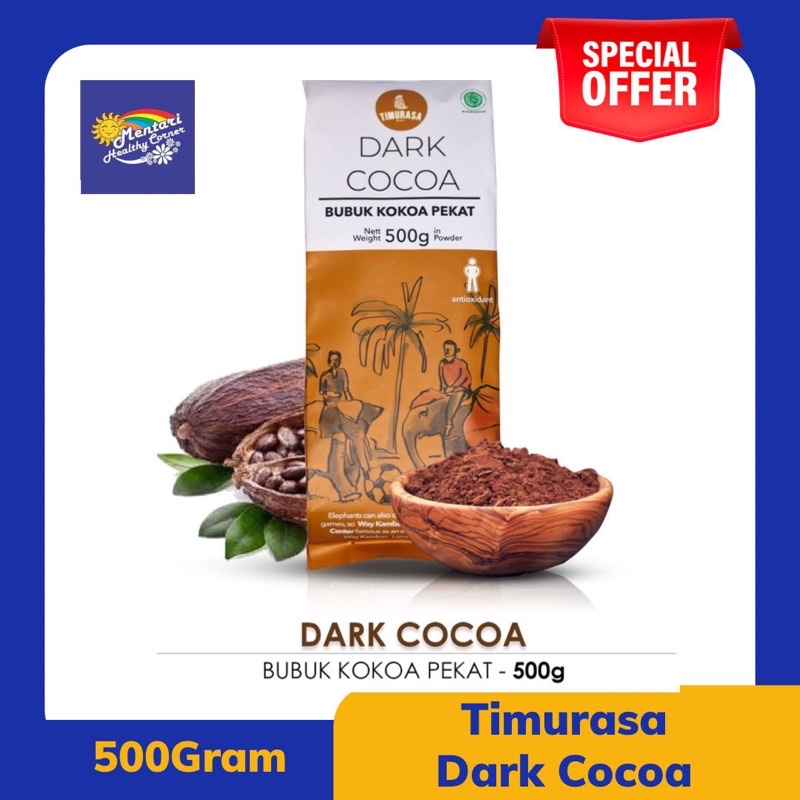 Timurasa Dark Cocoa Powder 500gr / Bubuk Coklat Kokoa 500gr