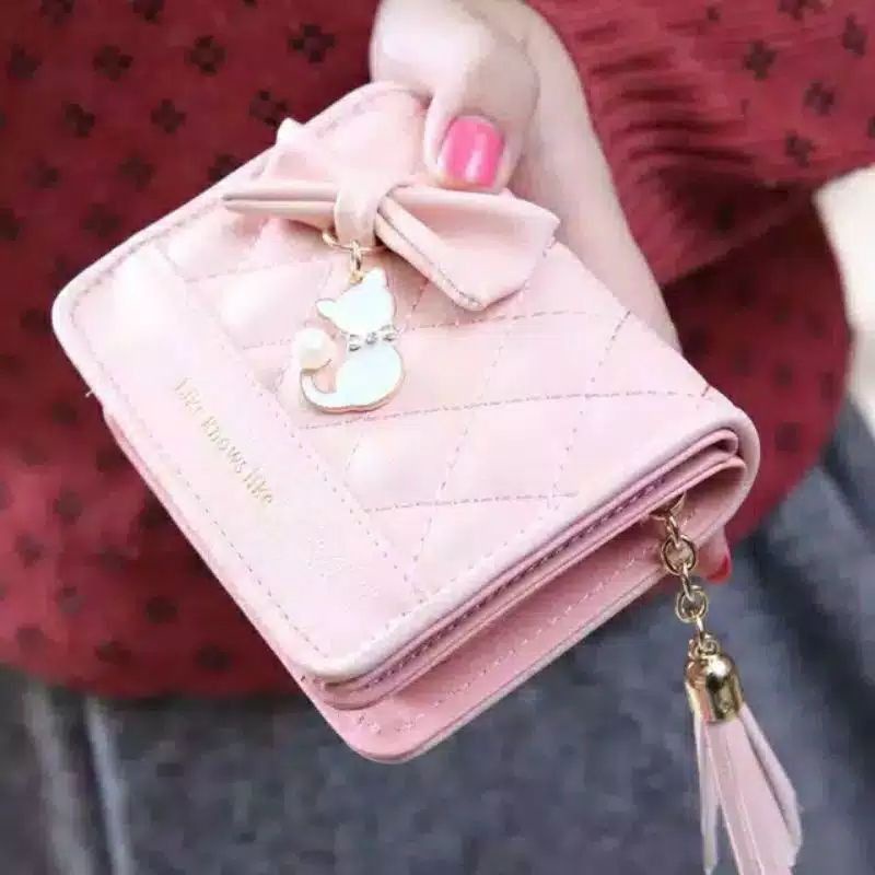 DOMPET WANITA DOMPET LIPAT MINI MURAH