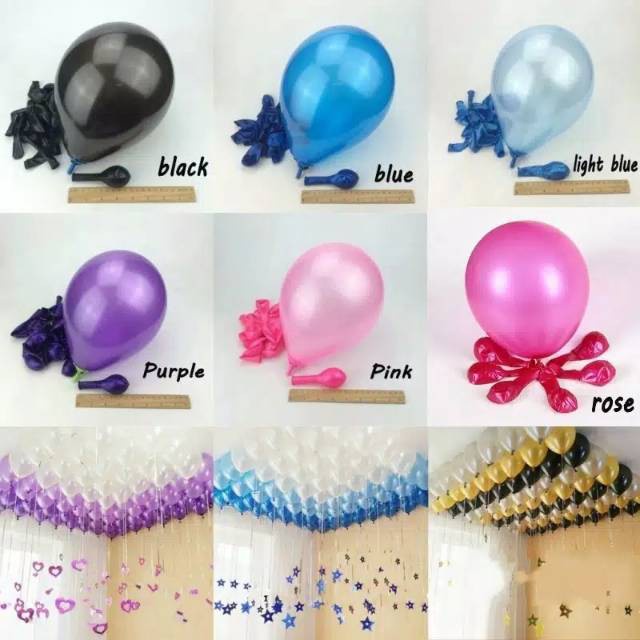 BALON METALIK UK. 12 INCI PER 1 PCS