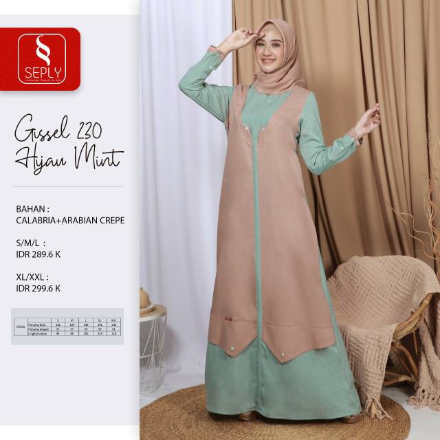 GAMIS GISSEL 230 HIJAU MINT