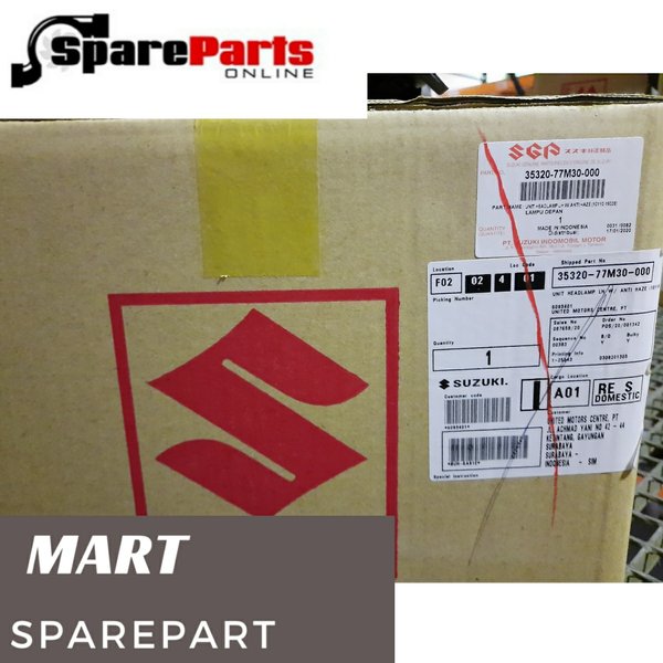 Headlamp Head Lamp Lampu depan Kiri LH Suzuki Ertiga Original SGP 35320-77M30-000 Terjangkau