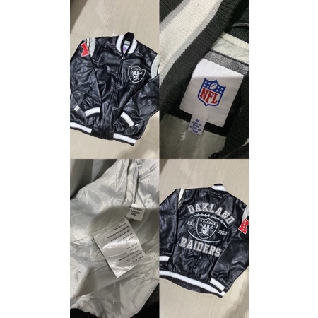 Raiders Leather Jacket Vintage