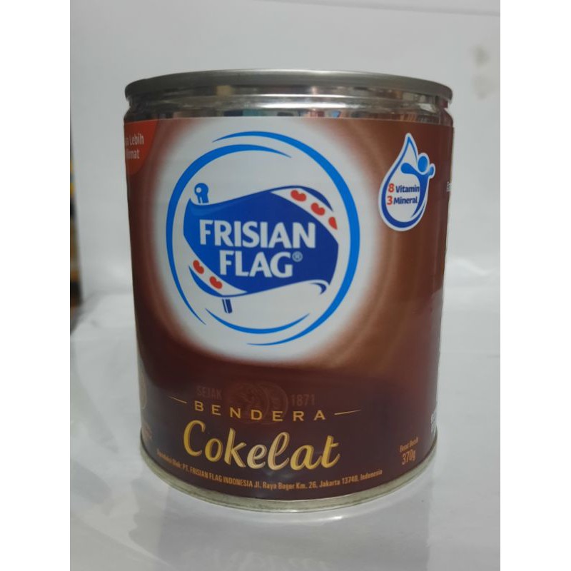 Susu Bendera Frisian Flag Coklat Susu Kental Manis Bendera Coklat 370gram Shopee Indonesia