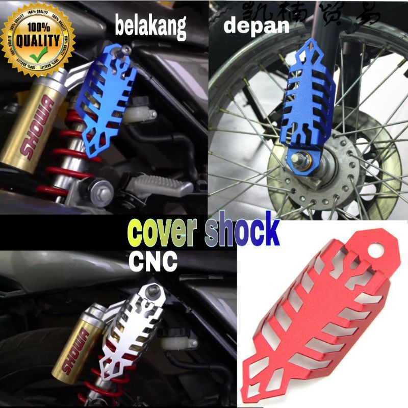 COVER TUTUP PELINDUNG SHOCK SHOCKBREAKER UNIVERSAL NMAX/PCX/AEROX/VARIO/RXKING/SCOOPY/BEAT/MIO/XRIDE