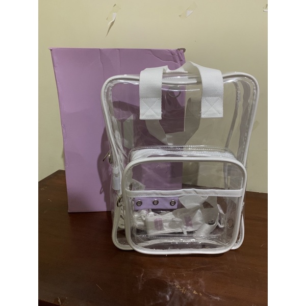 clear bag + outbox merchbox 7 bts mb 7