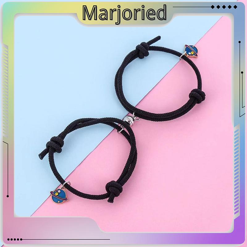 1 Pasang Gelang Couple Magnet Gelang Tali Couple Magnet Attract Persahabatan Tangan Bracelets-MJD