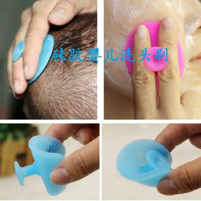 Silikon Pembersih Wajah CLear Pad Silikon Silicone Facial Cleansing Pad Scrub RANDOM