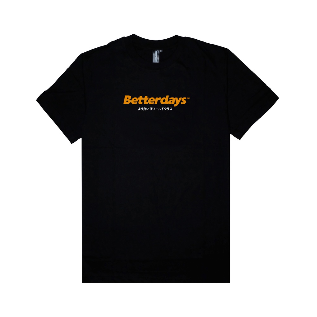 Tshirt Baju Kaos Distro Betterdays SUZURA BK / Kaos Distro Pria Wanita