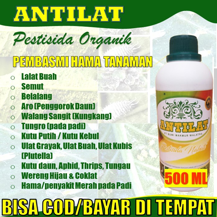 Jual Ml Antilat Pestisida Organik Obat Lalat Buah Ulat Kutu Kebul