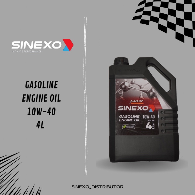 Oli SINEXO Gasoline engine SAE 10w -40 API SN 4L