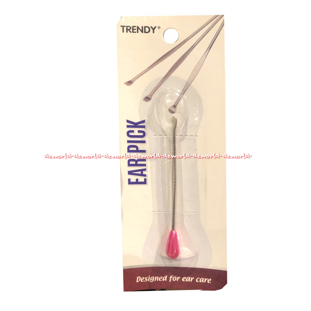 Trendy Ear Pick Stainless Steel Korek Kuping Besi Stainless Pembersih Telinga