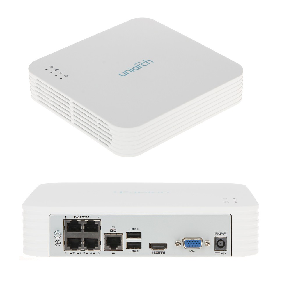 UNIARCH NVR 4ch + Poe Switch