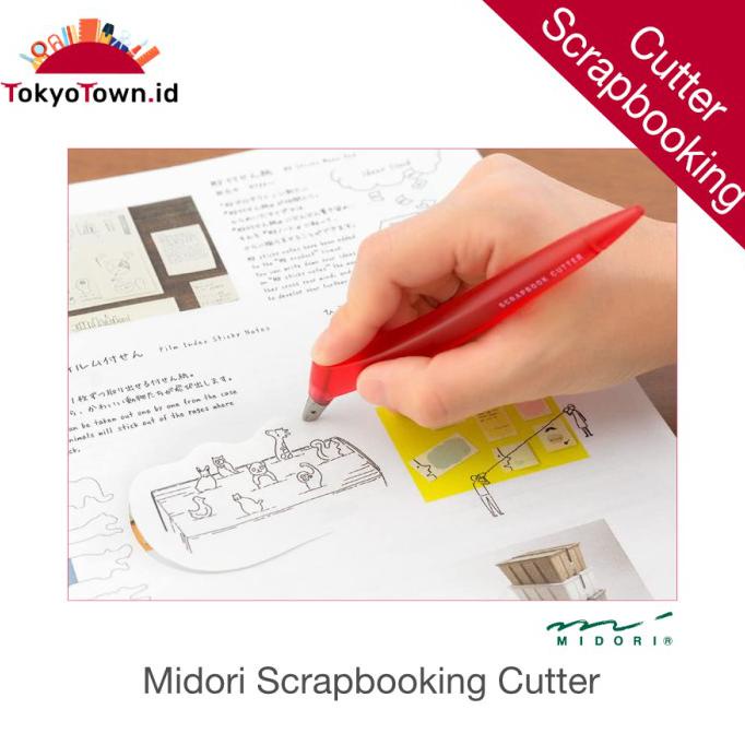 

Midori Scrapbooking Cutter With Ceramic Blade - Merah