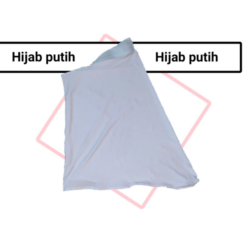 Jilbab Sport Cewek/ Jilbab Instan Olahraga Khusus Wanita-Putih