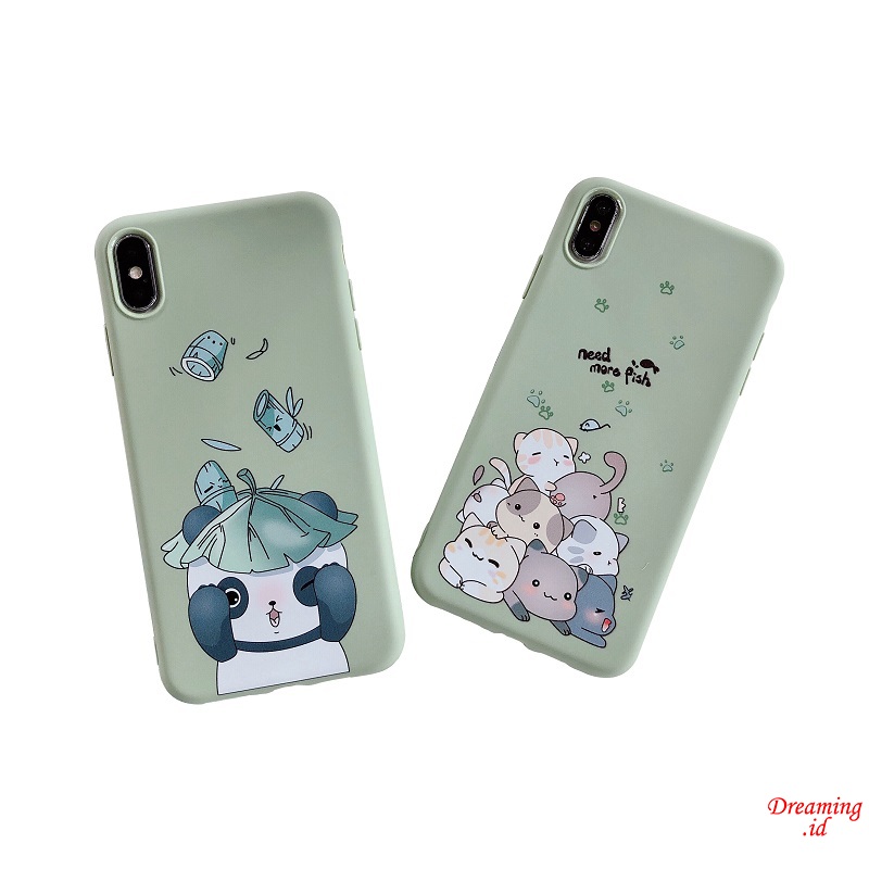 Case Realme 8 Pro 7i C17 7 Narzo 20 30A 6 5 5S 5i 6i Pro 3 C15 C12 C25 C25S C12 C11 C2 Soft Case Bahan Tpu Motif Panda-6