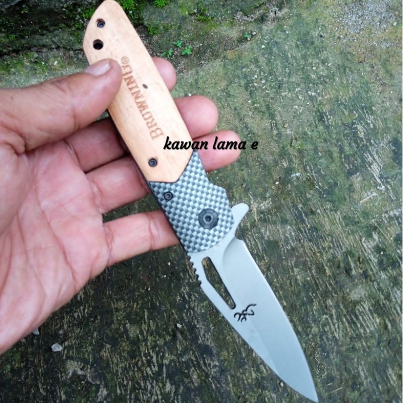 PISAU LIPAT BROWNING X28/P607 BUSHCRAFT SURVIVAL