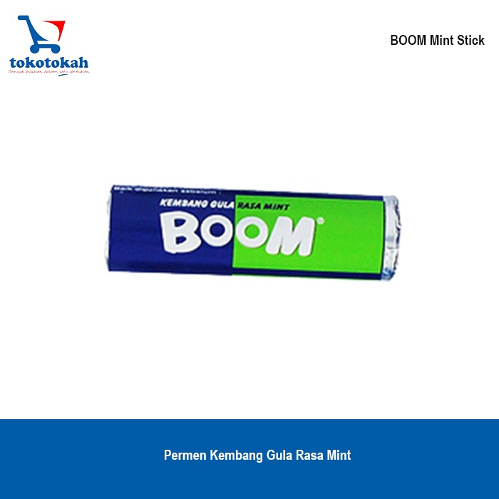 

(10 pcs ) BOOM STICK permen kembang gula rasa mint produksi KONIMEX