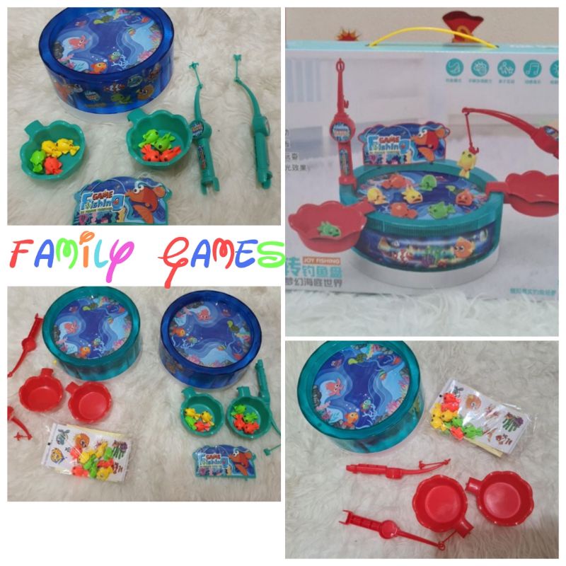 family games COD MAINAN IKAN PANCING MUSIC air lampu edukasi fishing game water led magnet