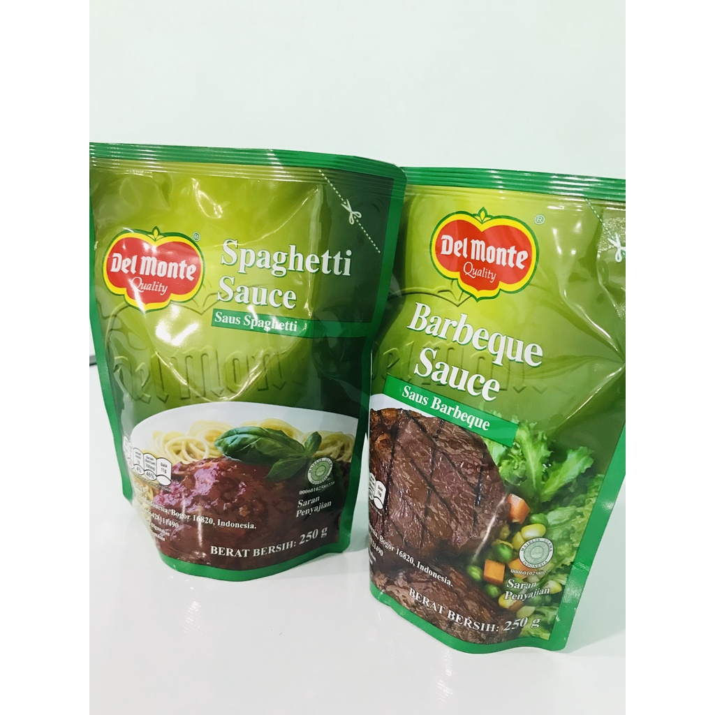 

DELMONTE sauce spaghetti /sauce barbecue pouch 250gr BBQ Saos