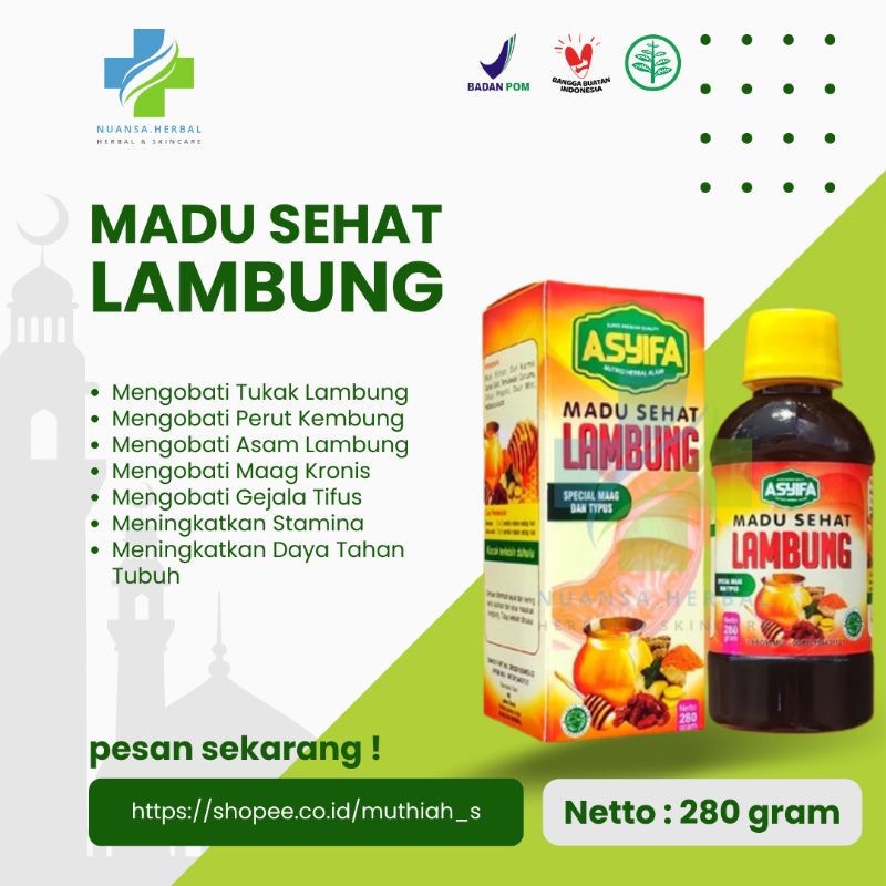 MADU SEHAT LAMBUNG ASYIFA SPECIAL MAAG &amp; TYPUS